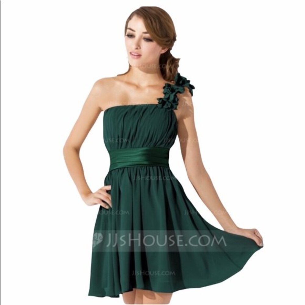 JJ’S House Short Mini Dress Teal Green Size 4